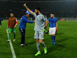 Italiens Torwart Gianluigi Buffon absolvierte das 1000. Spiel seiner Karriere