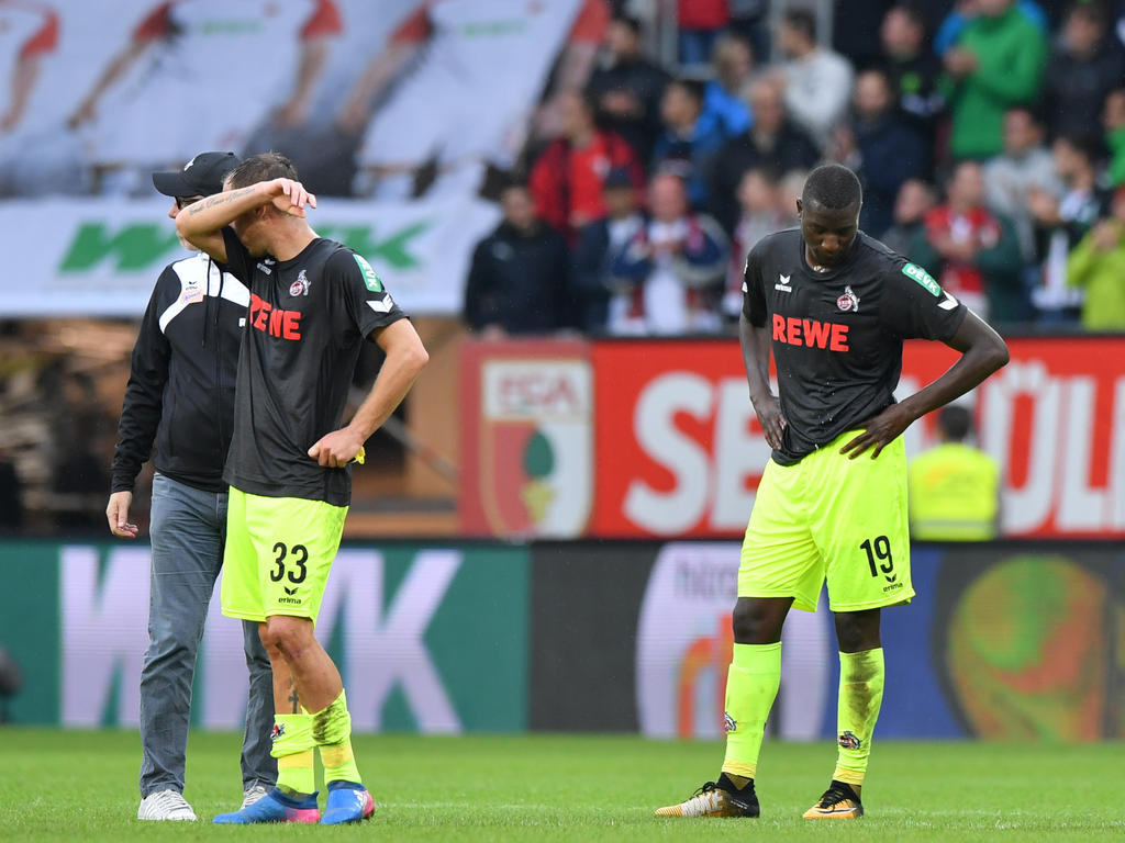 Der Kölner Matthias Lehmann (33) kann die klar Niederlage in Augsburg nicht fassen Der Kölner Matthias Lehmann (33) kann die klar Niederlage in Augsburg nicht fassen