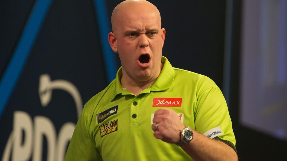 Michael van Gerwen gewinnt klar Michael van Gerwen gewinnt klar