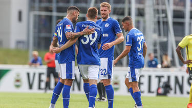 Der FC Schalke 04 feierte gegen Hamborn einen deutlichen Sieg