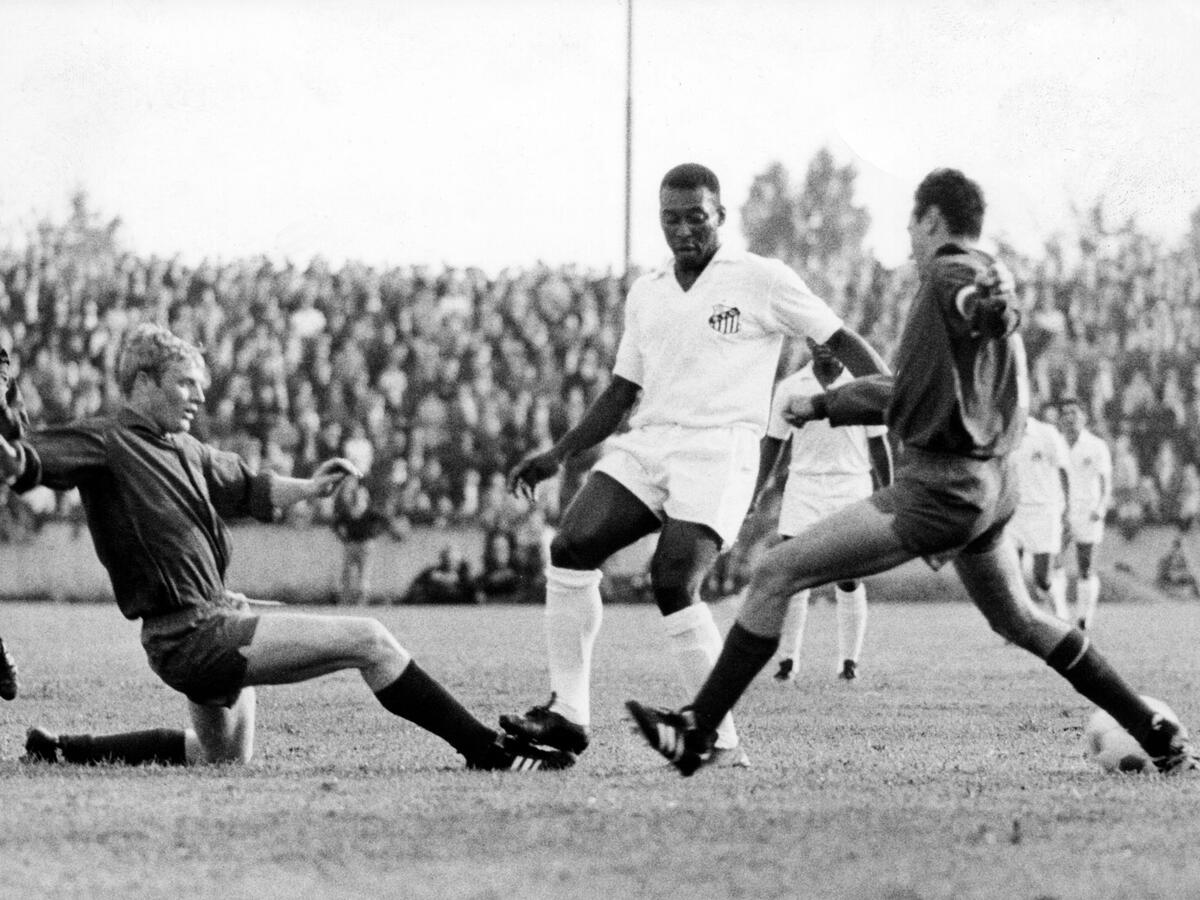 Beim FC Santos verbrachte Pele fast seine ganze Karriere