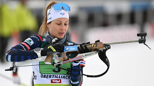 Chloé Chevalier hat eine Biathlonsaison zum Vergessen hinter sich