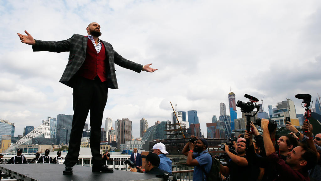 Boxer Tyson Fury liebt den großen Auftritt Boxer Tyson Fury liebt den großen Auftritt