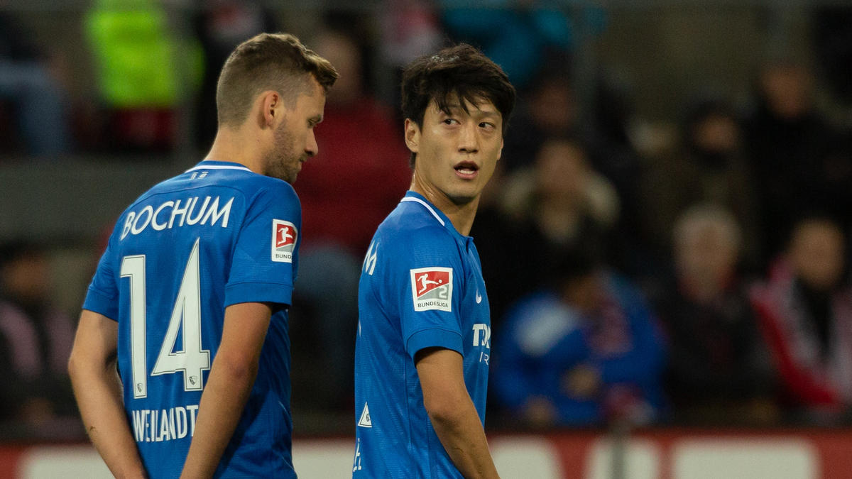 Lee (r.) erzielte sein erstes Tor für Bochum Lee (r.) erzielte sein erstes Tor für Bochum