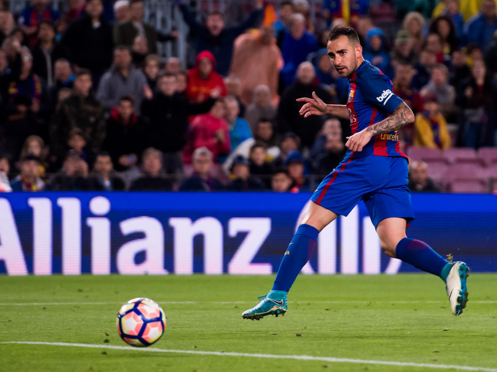 Paco Alcácer volvió a reencontrarse con el gol en el Camp Nou. (Foto: Getty)