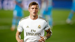Toni Kroos ist für Real Madrid am Ball
