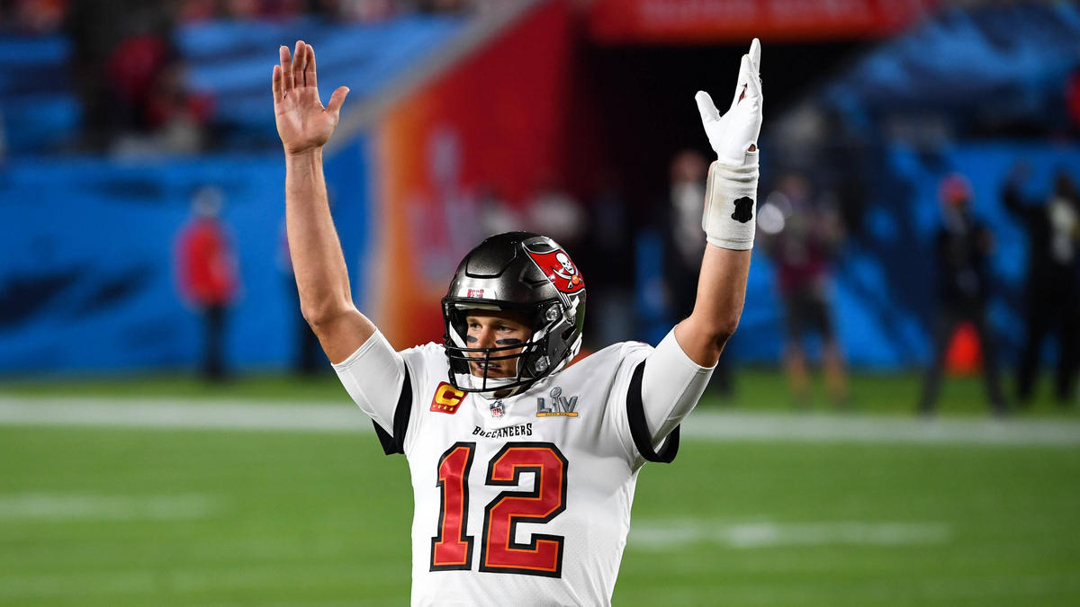 Tom Brady war der Mann des Super Bowl LV Tom Brady war der Mann des Super Bowl LV