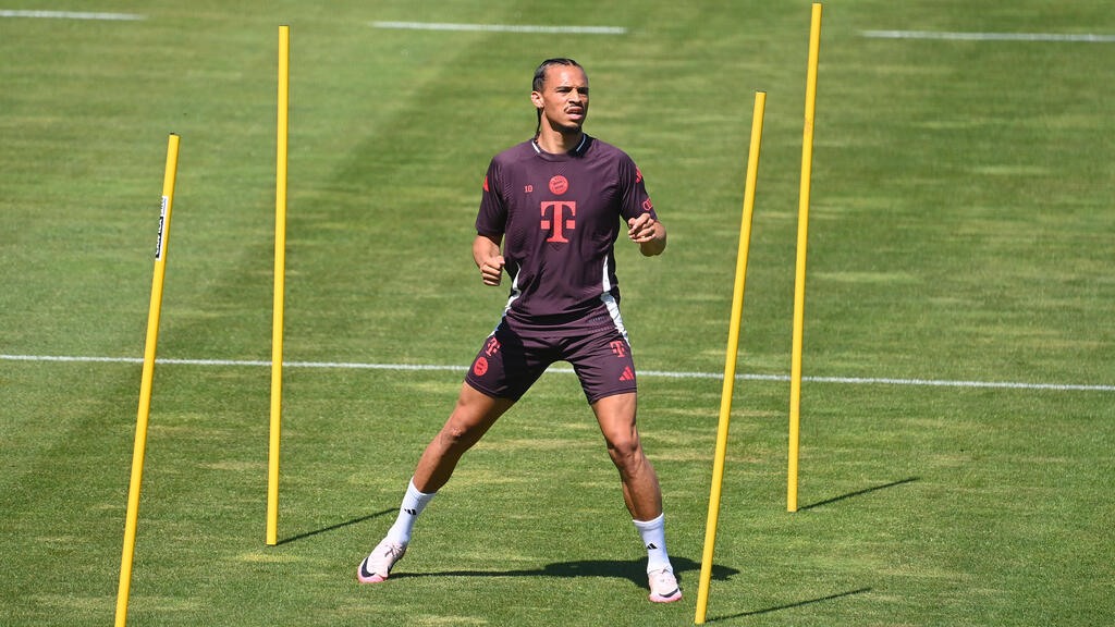 Leroy Sané vom FC Bayern arbeitet an seinem Comeback