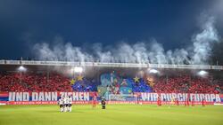 Große Kulisse an einem großen Abend: Heidenheims Fans beim Spiel gegen Häcken