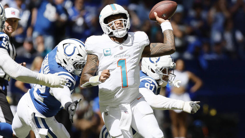 Tua Tagovailoa hatte große Probleme gegen die Colts