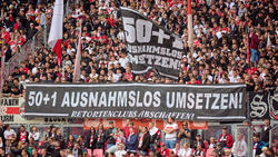 Bei vielen Bundesliga-Fans sorgen die Ausnahmen in der 50+1-Regel für Unmut