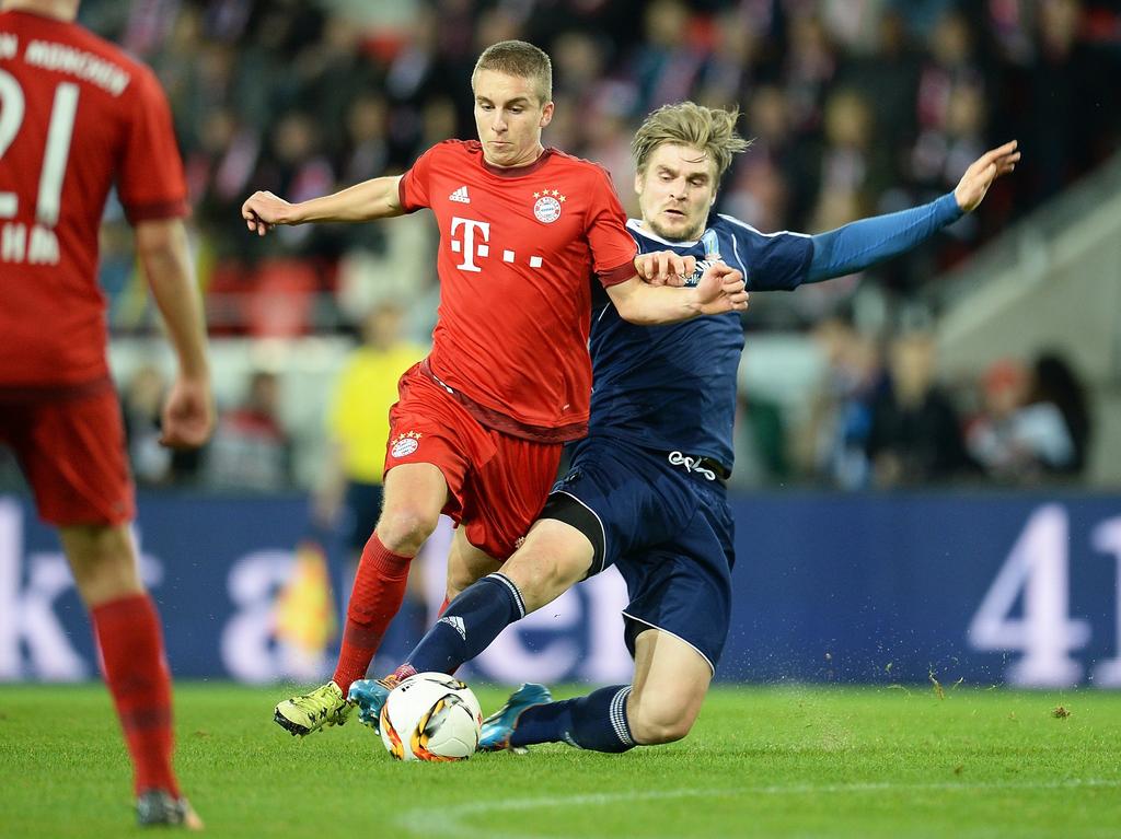 Gianluca Gaudino (l.) wird die Bayern wohl leihweise verlassen Gianluca Gaudino (l.) wird die Bayern wohl leihweise verlassen