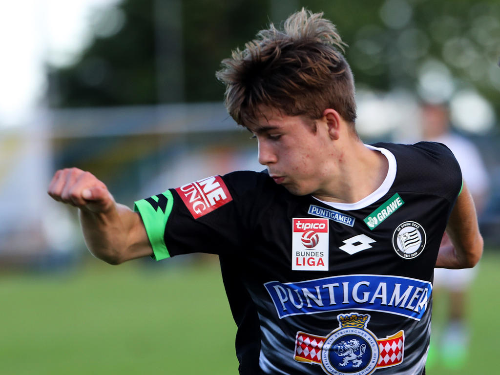 Romano Schmid (16) von Sturm Graz ist der derzeit jüngste Kaderspieler