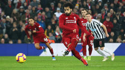 Mo Salah und der FC Liverpool sind in der Premier League auf Titelkurs