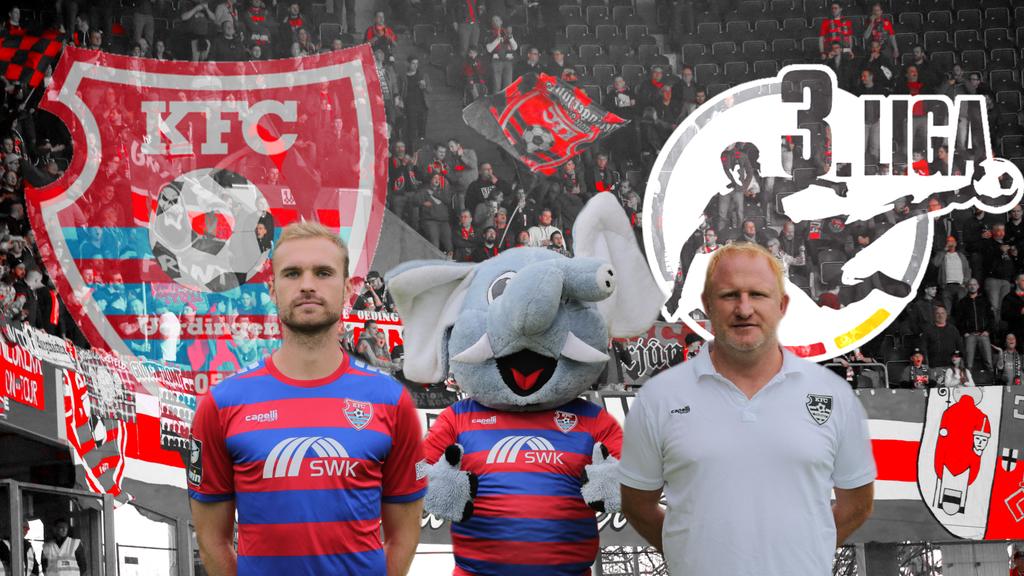 Jan Kirchhoff (l.) und Trainer Heiko Vogel (r.) hoffen auf eine erfolgreiche Saison beim KFC Uerdingen