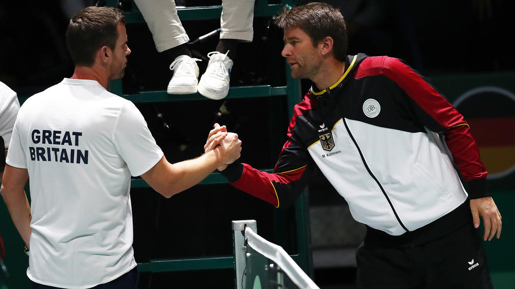 Trotz der Niederlage gegen Großbritannien sieht Michael Kohlmann (re.) die deutsche Davis-Cup-Zukunft positiv Trotz der Niederlage gegen Großbritannien sieht Michael Kohlmann (re.) die deutsche Davis-Cup-Zukunft positiv