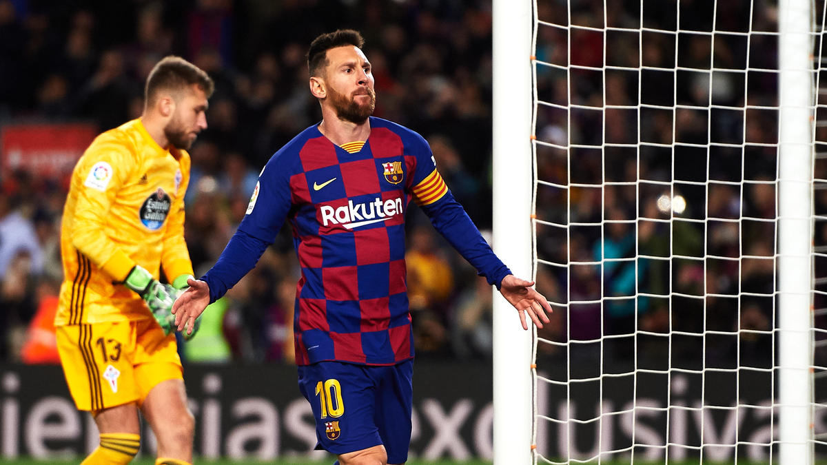 Messi erzielte drei Tore - eines per Elfmeter, zwei per Freistoß