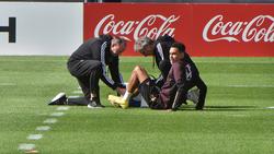 Jamal Musiala hatte sich im DFB-Training leicht verletzt.