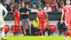 Mané (li.) und Gnabry (M.) sind nicht in Form, in der Spitze hakt es immer wieder beim FC Bayern