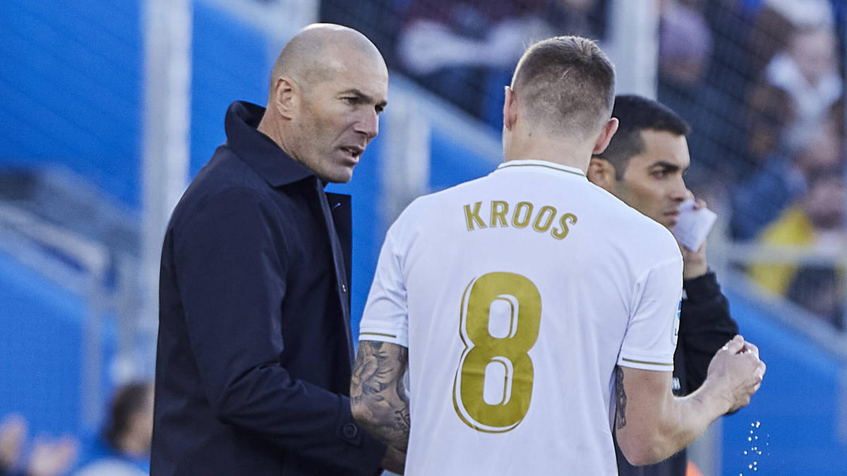 Zinédine Zidane suchte die Schuld nicht bei Toni Kroos