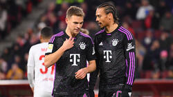 Joshua Kimmich (l.) und Leroy Sané (r.) in Diensten des FC Bayern