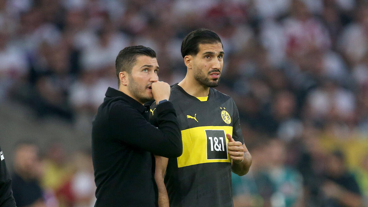 Nuri Sahin cũng không phải lúc nào cũng hài lòng với màn trình diễn của Emre Can tại BVB