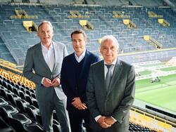 So vereint sieht man Hans-Joachim Watzke (l) und Reinhold Lunow (r) so gut wie nicht mehr