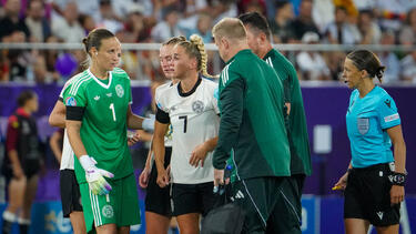 Giulia Gwinn verletzte sich im ersten EM-Spiel