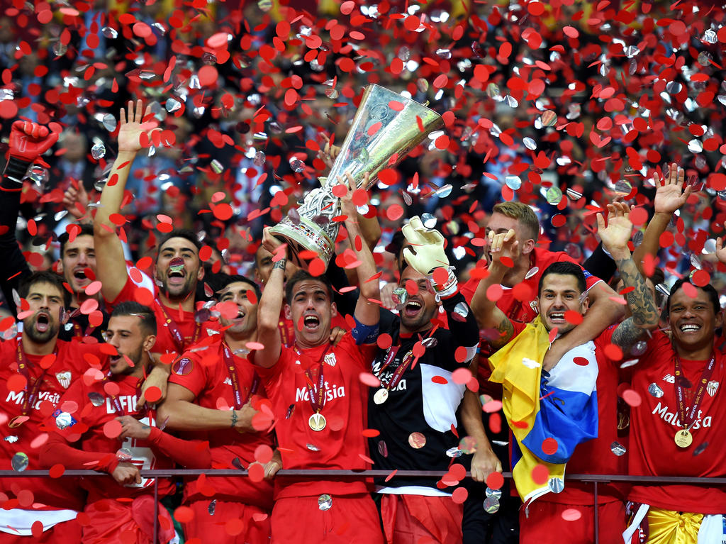 El Sevilla ganó en Varsovia el cuarto título en su palmarés tras los de 2006, 2007 y 2014. (Foto: Getty)