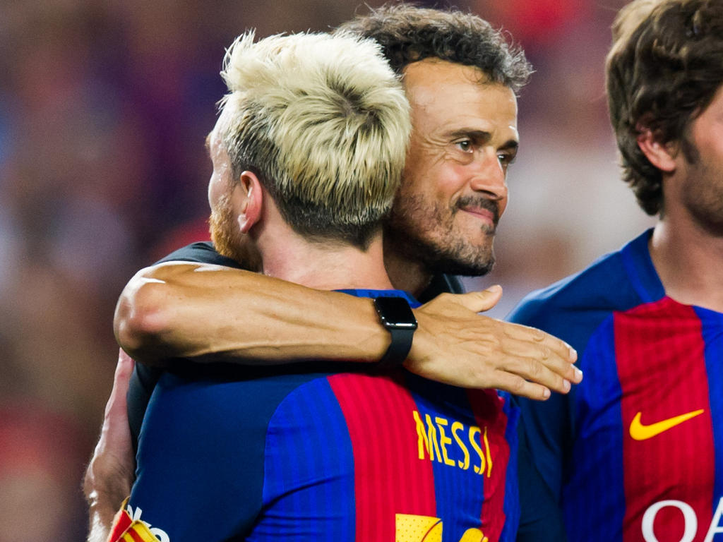 Barca-Coach Luis Enrique kündigte die Rückkehr von Messi an.
