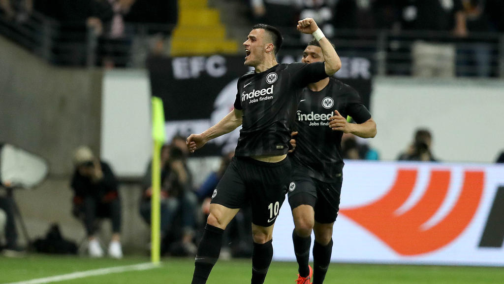 Filip Kostić erzielte die 1:0-Führung für Eintracht Frankfurt