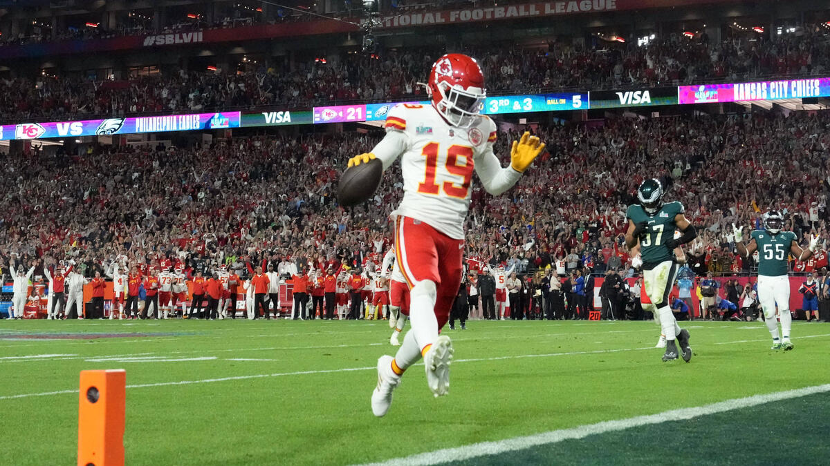 Kadarius Toney erzielte im Super Bowl LVII einen Touchdown