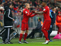 Sebastian Rode (M.) ist momentan beim FC Bayern unzufrieden