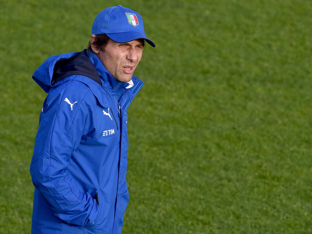 Antonio Conte steht vor der Partie der Italiener gegen Spanien im Fokus