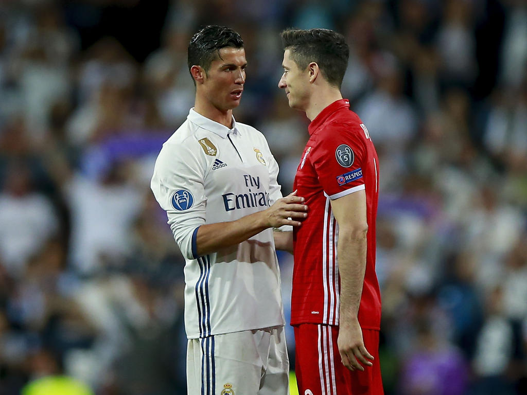 Cristiano Ronaldo und Robert Lewandowski treffen erneut in der Königsklasse aufeinander