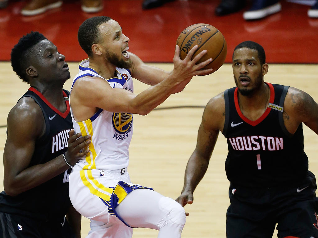 Stephen Curry führte seine Mannschaft in die NBA-Finals Stephen Curry führte seine Mannschaft in die NBA-Finals