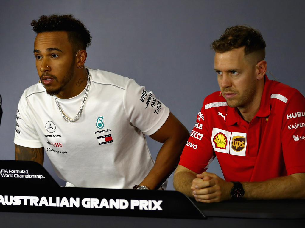 Haben verschiedene Standpunkte: Hamilton und Vettel Haben verschiedene Standpunkte: Hamilton und Vettel