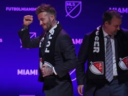 David Beckham celebra la obtención de la plaza en la MLS. (Foto: Imago)