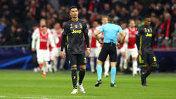 Cristiano Ronaldo musste sich mit Juventus Turin mit einem Unentschieden begnügen
