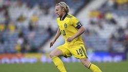 Emil Forsberg von RB Leipzig spielte für Schweden eine starke EM