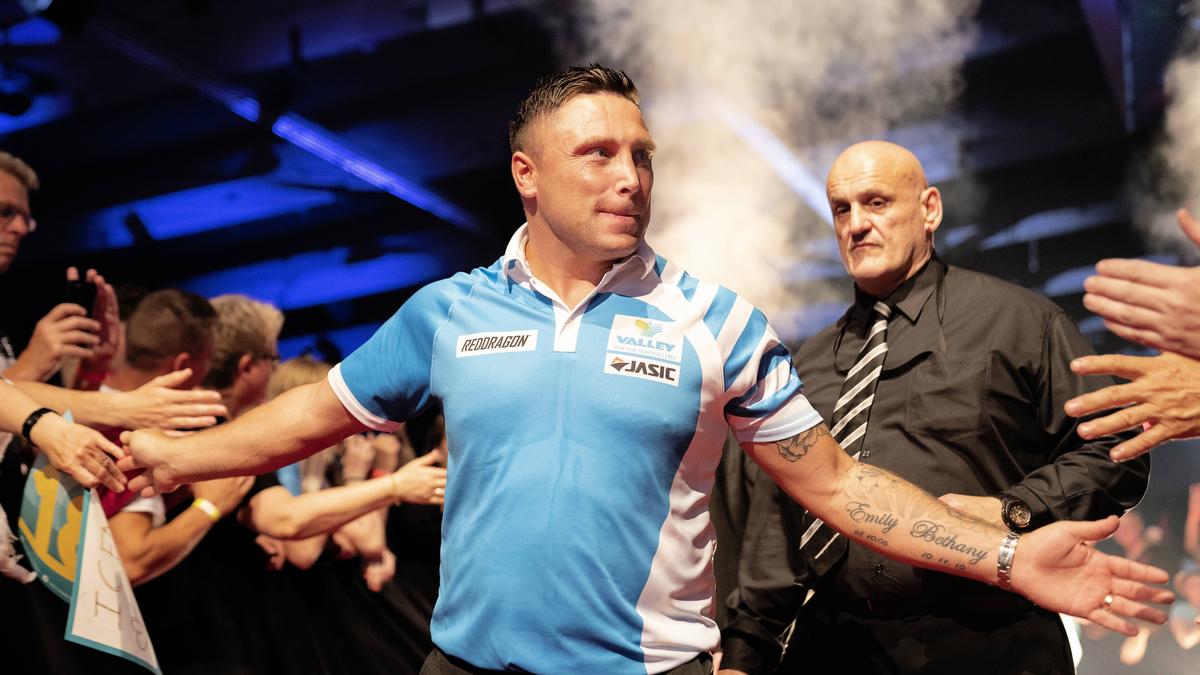 Gerwyn Price scheiterte im WM-Halbfinale gegen den späteren Sieger Peter Wright Gerwyn Price scheiterte im WM-Halbfinale gegen den späteren Sieger Peter Wright