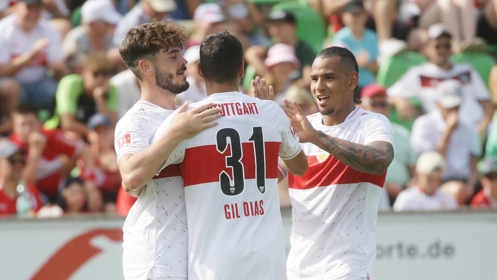 Der VfB Stuttgart gewinnt sein Testspiel Der VfB Stuttgart gewinnt sein Testspiel