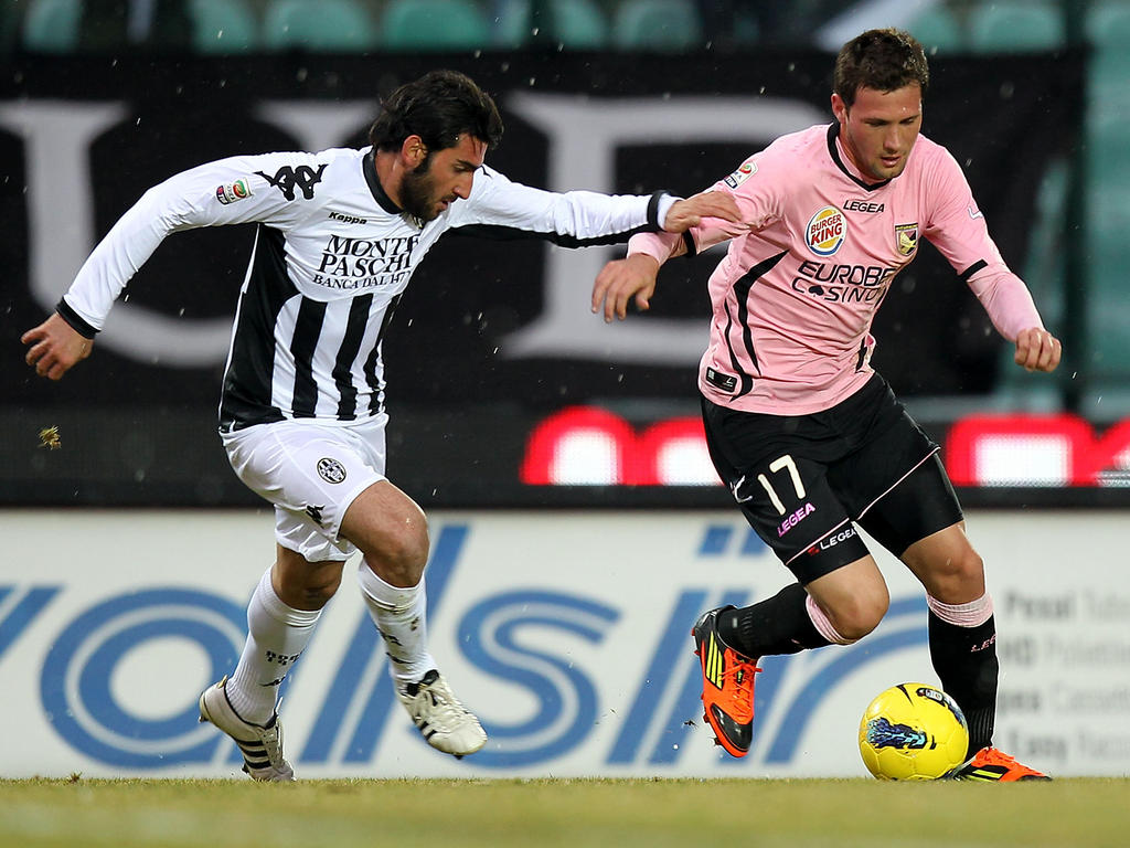 AC Siena gegen US Palermo (26.02.2012)