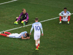 Die englische Nationalmannschaft ist nach der Pleite gegen Island am Boden