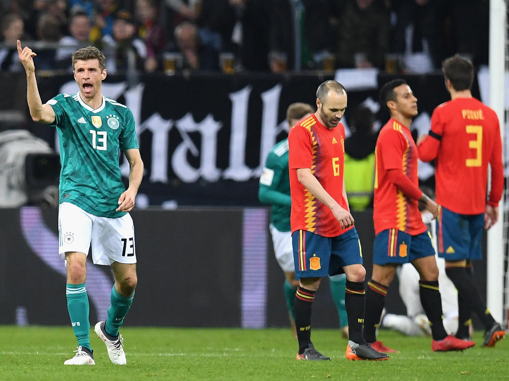 Thomas Müller traf zum 1:1-Ausgleich für die deutsche Mannschaft