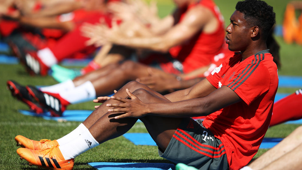 David Alaba kann beim FC Bayern München wieder trainieren