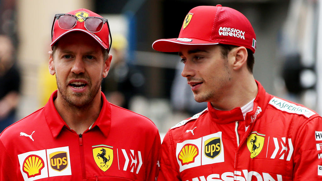 Sebastian Vettel bleibt teamintern die Nummer 1 gegen Charles Leclerc Sebastian Vettel bleibt teamintern die Nummer 1 gegen Charles Leclerc