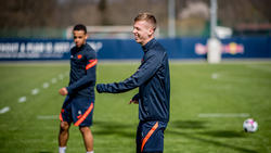 Dani Olmo trainiert wieder mit dem Leipziger Team