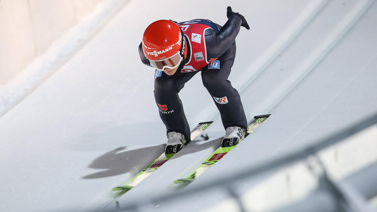 Katharina Althaus sprang in Lillehammer erneut aufs Podest