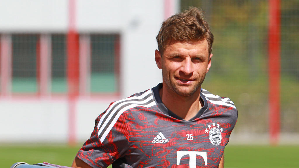 Thomas Müller ist zurück im Training des FC Bayern